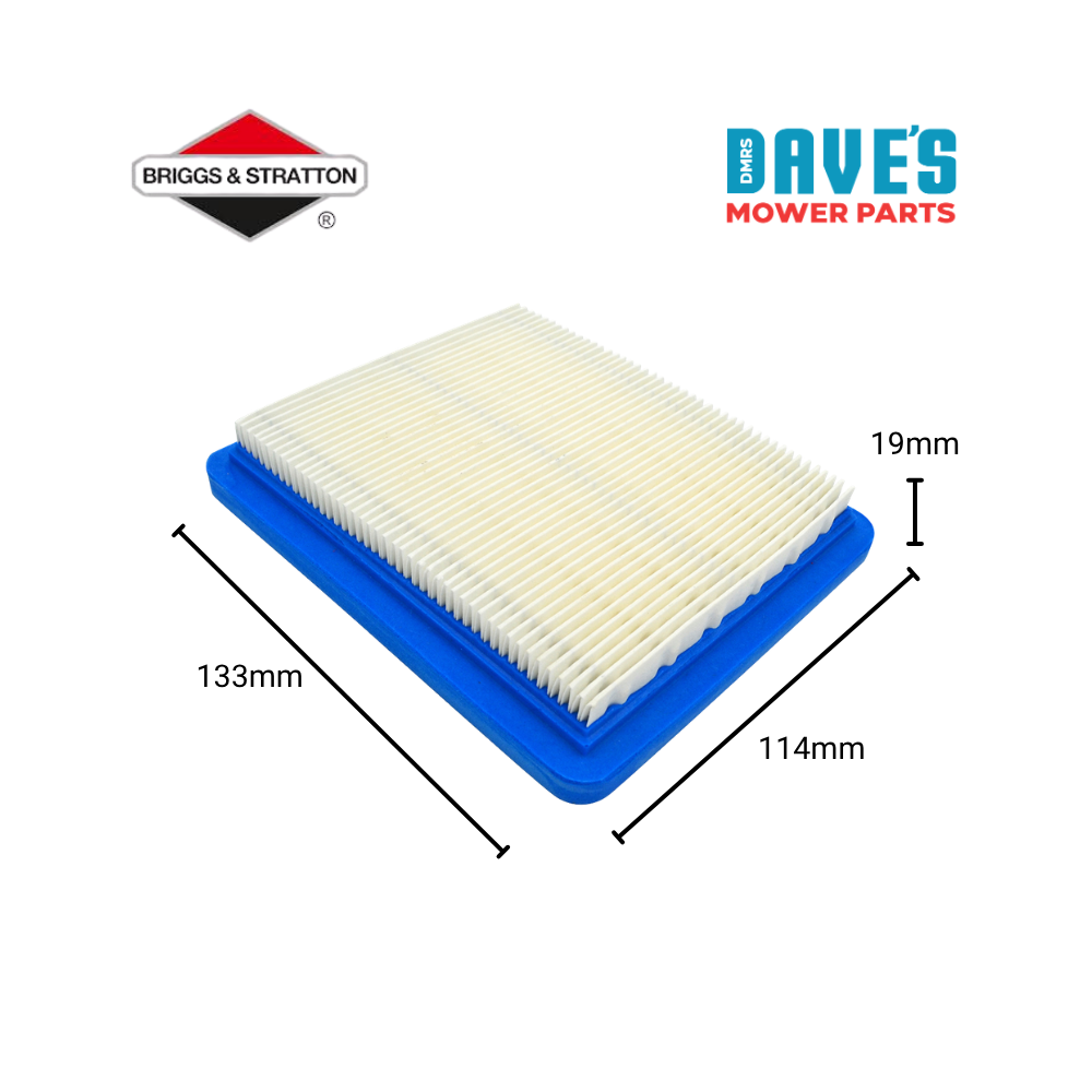 Briggs & Stratton Air Filter | DMP_JM600 Replaces 399959, 491588, Fits Toro and John Deere Ride Ons
