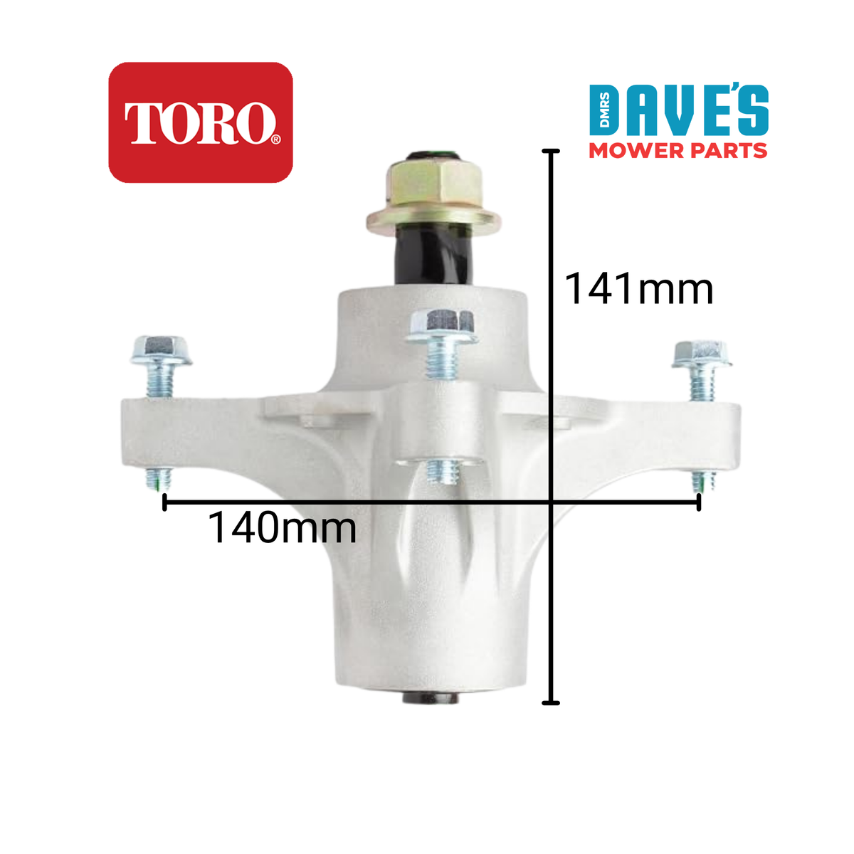Toro TimeCutter Spindle Assembly | DMP_B1JM1011 Replaces 117-7267 Fits Round Hole Blades