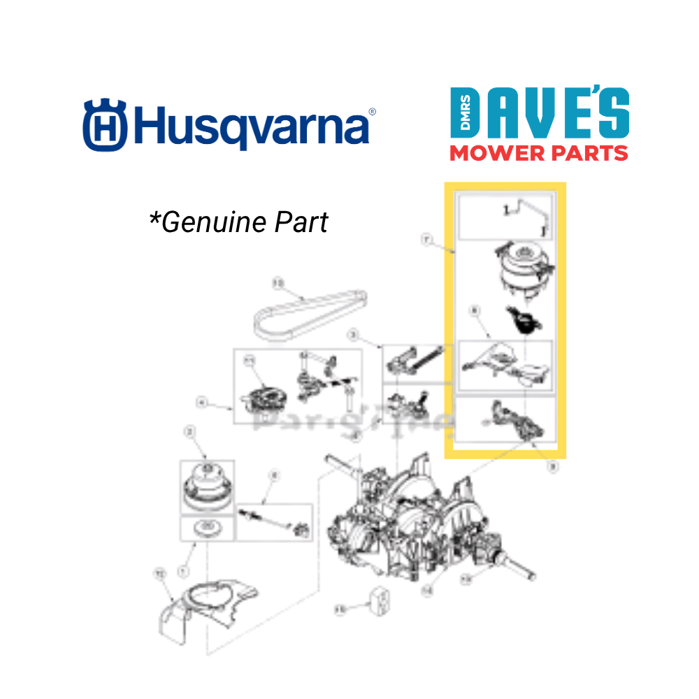 Husqvarna RS800 Transmission Service Kit Ride On Mower | DMP_590097301 Genuine Part