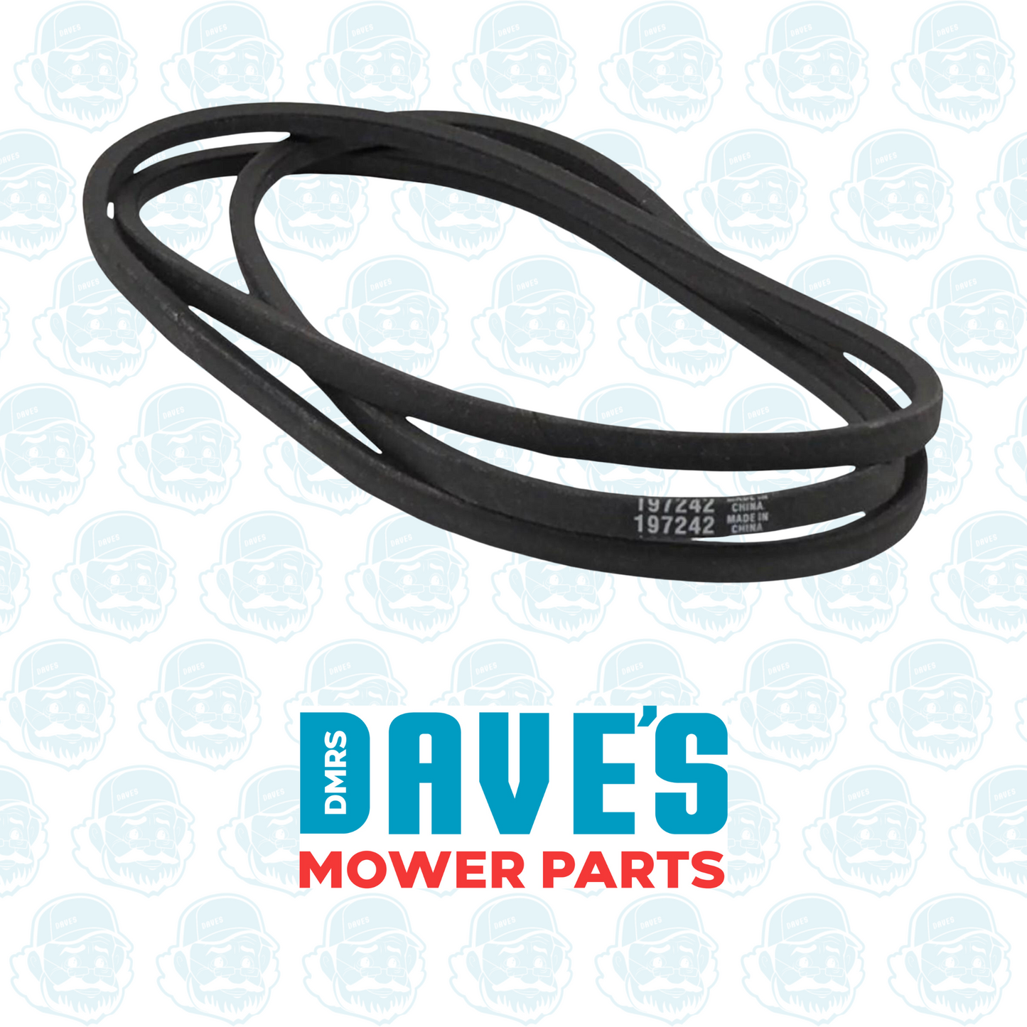 Rover Ride On Lawn Mower PTO to Cutter Deck Belt | DMP_B94K Replaces 954-0485 Fits Autodrive Models with Manual PTO