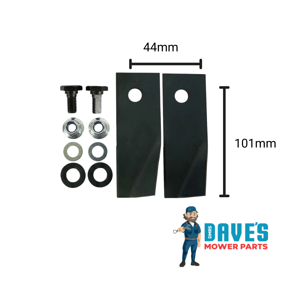Masport President Mower Swing Back Blades 18" | DMP_BNC3237 replaces 529578