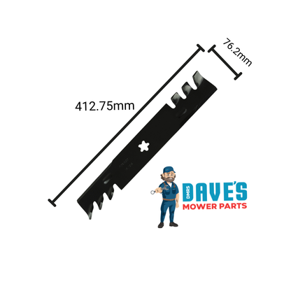 Husqvarna Ride On Mower Mulching Blade 48 Inch | DMP_BLR8160 replaces 522037491