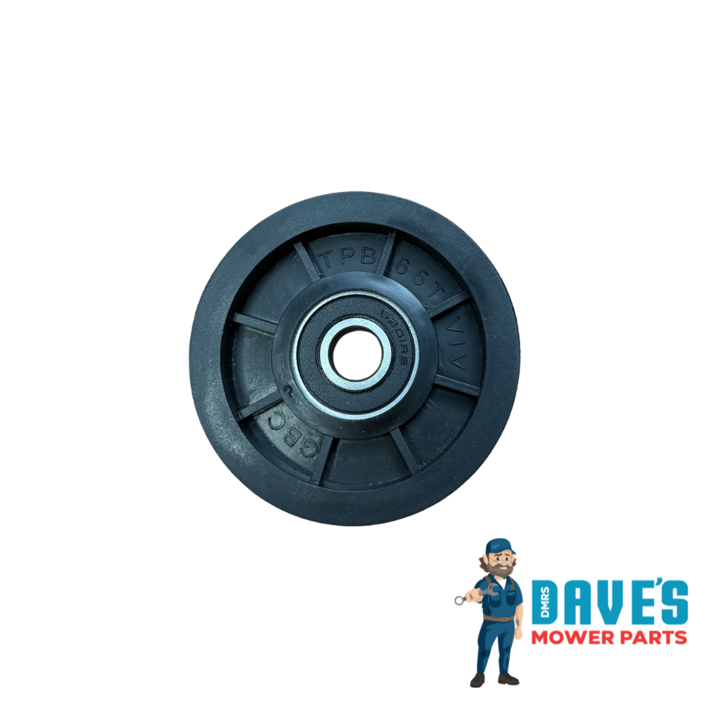 Flat Idler Pulley with Flange - Sealed Bearing - 12mm ID | DMP_PIFBB126598A replaces PIFBB126598A