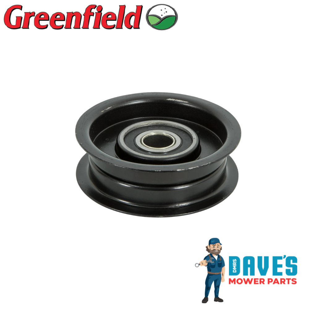 Flat Idler Pulley - Steel with Flange | DMP_PUL5894 replaces GT1009