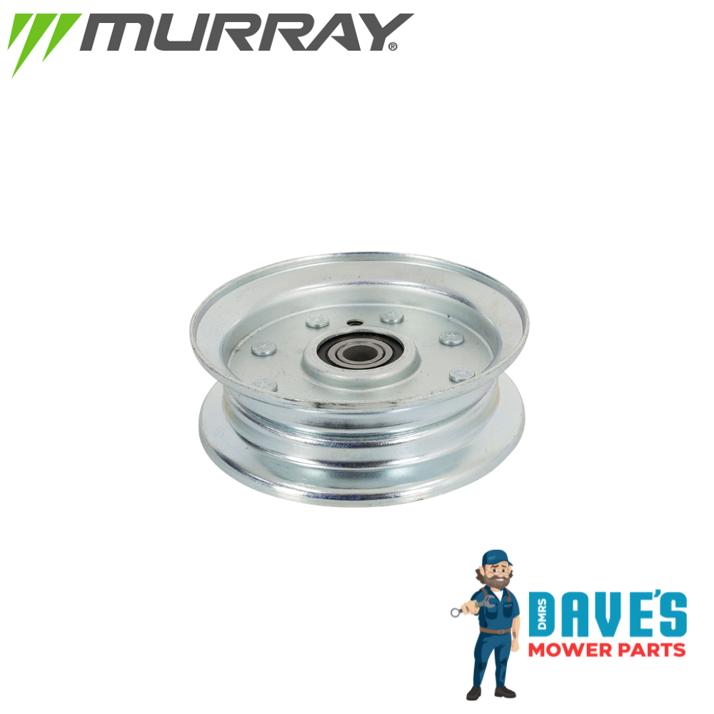 Flat Idler Pulley - Steel with Flange | DMP_PUL1283 replaces 90118