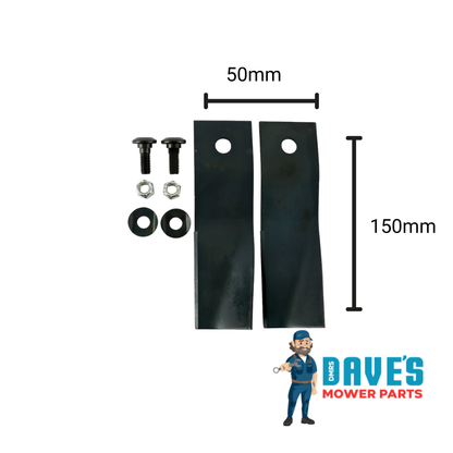 Cox Ride On Mower Standard Blade 19-54 Inch | DMP_SKIT32N replaces BRC5551
