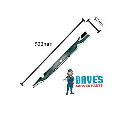 Husqvarna Ride On Mower Mulching Blade 42 Inch | DMP_BLR5789 replaces 532134149