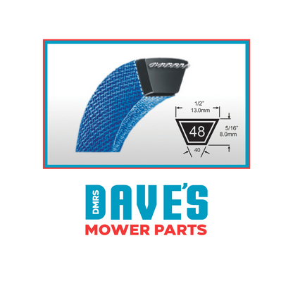 Hustler Ride On Mower Drive Belt | DMP_A54K Fits Dash XD34 Replaces 606997