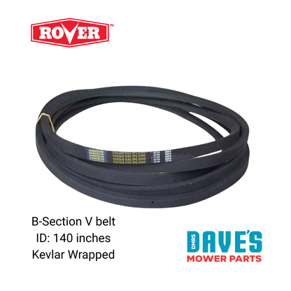 Rover RZT 50" Deck Belt Ride On Mower | DMP_B140K replaces 954-05078, 754-05078