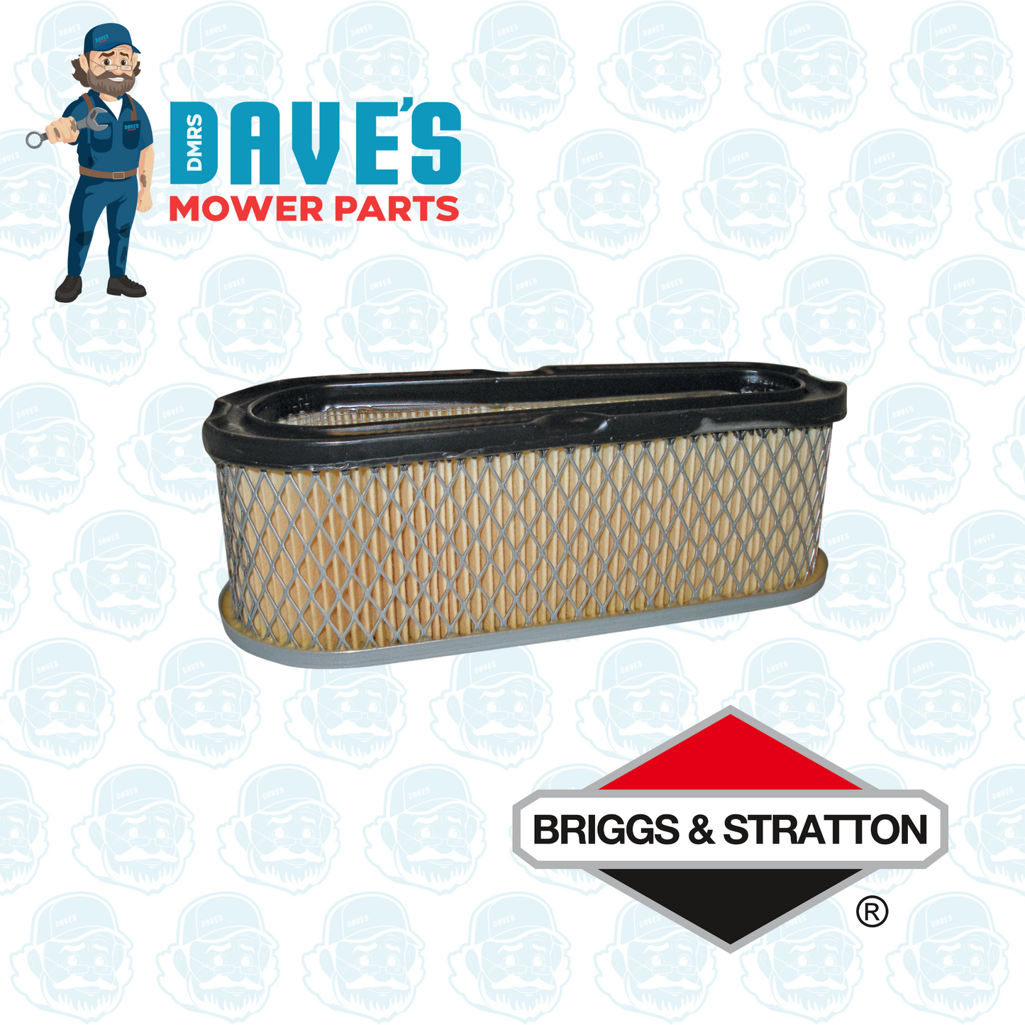 Briggs & Stratton AIR FILTER Ride On Mowers 493910, 691667