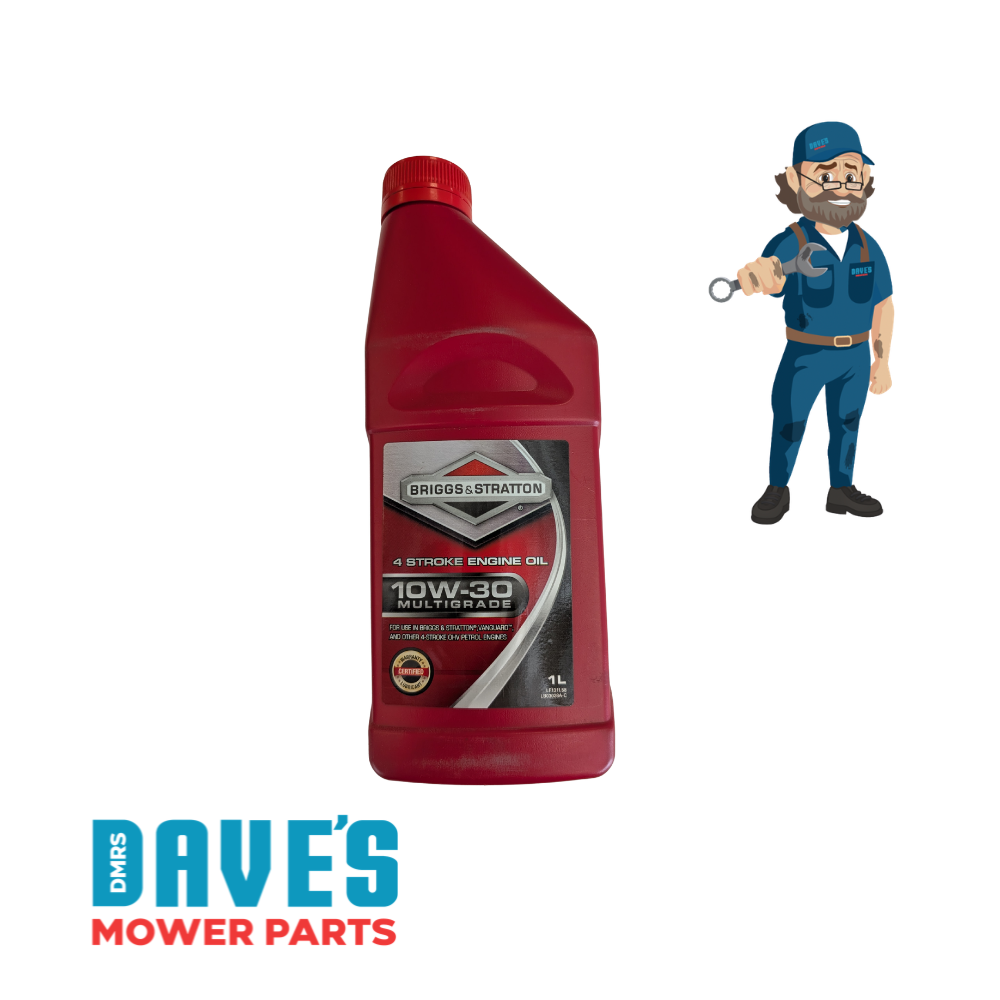 Briggs 10W30 Oil 1L | DMP_HA27306A Red Bottle