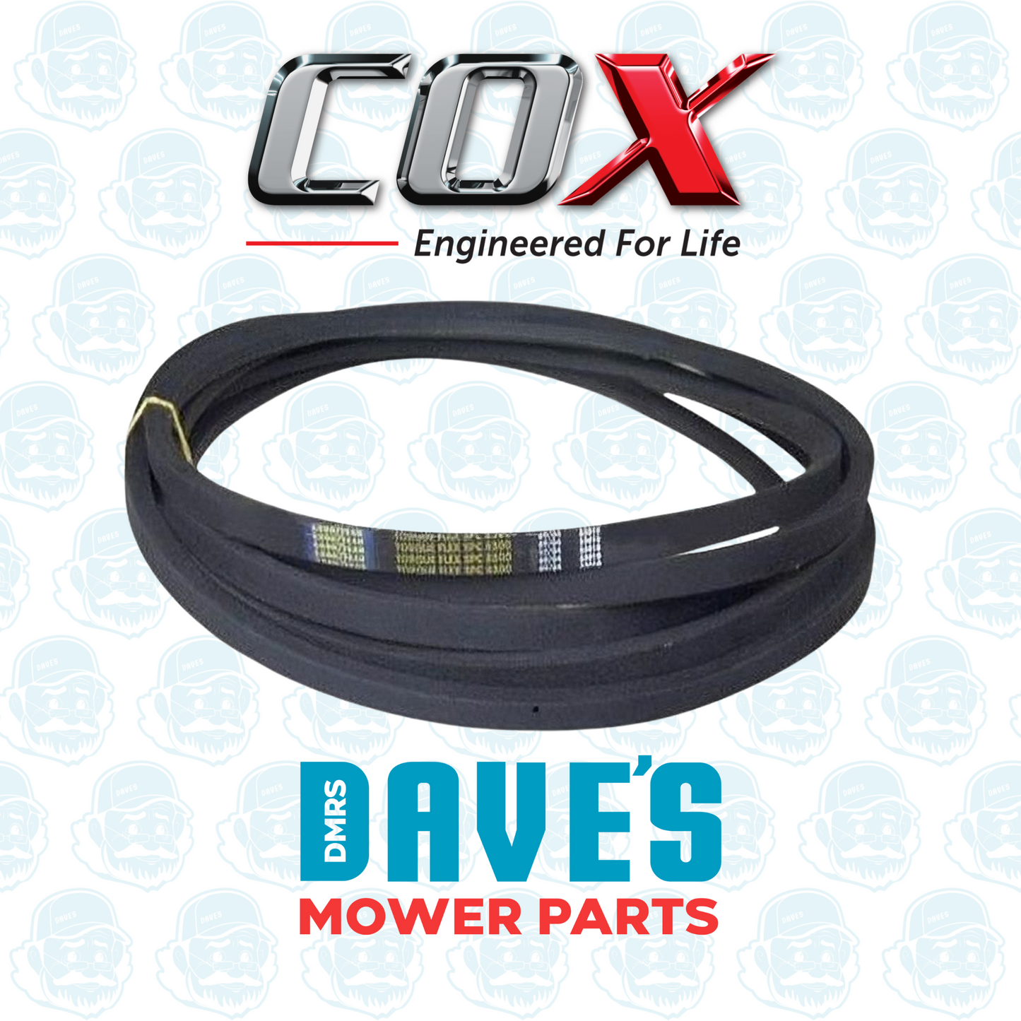 Drive Belt COX Ride On Mower V12