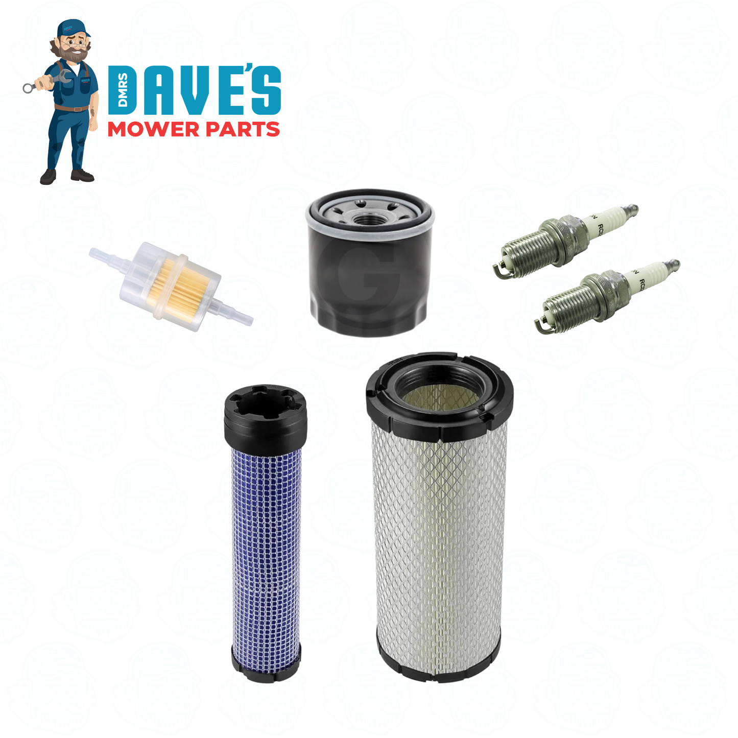 Service Kit to suit	Kawasaki V-Twin Donaldson