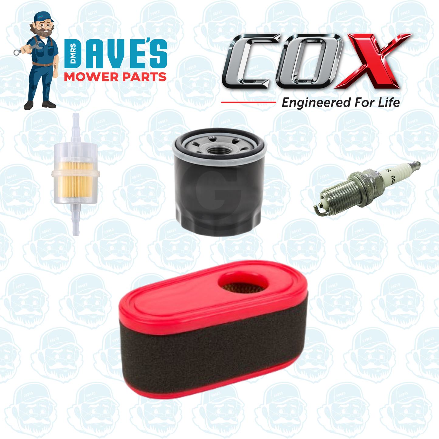 Service Kit to suit	COX with LONCIN POWERMORE 420CC