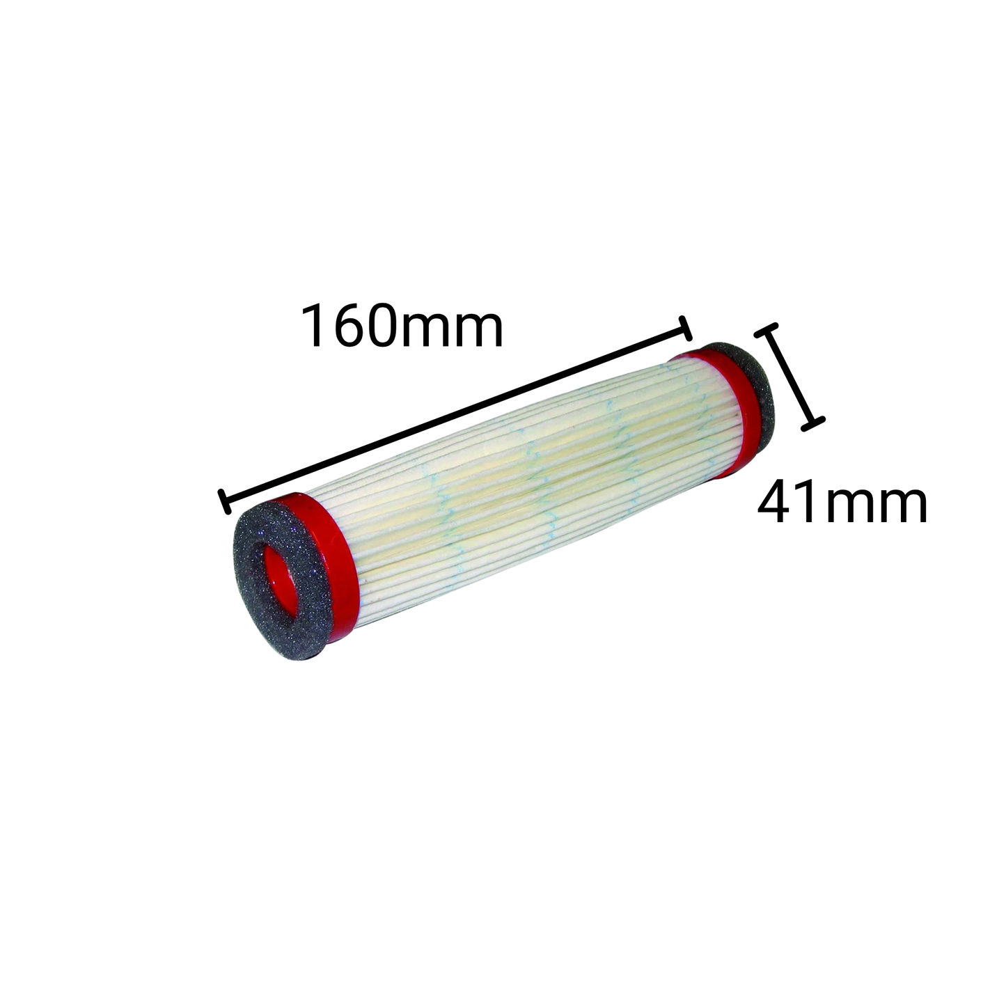 Rover Long Round Paper Filter - Early Model Snorkel DMP_AIR124 A002762