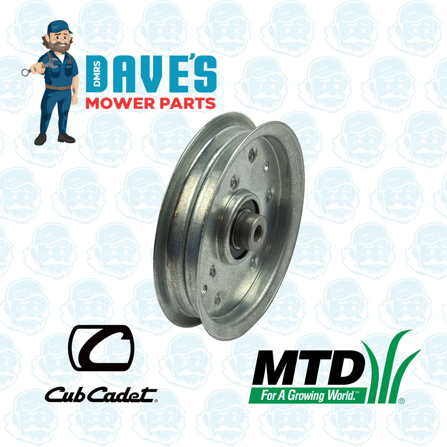 Flat Idler Pulley CUB CADET / MTD Ride On Mowers 756-04129B