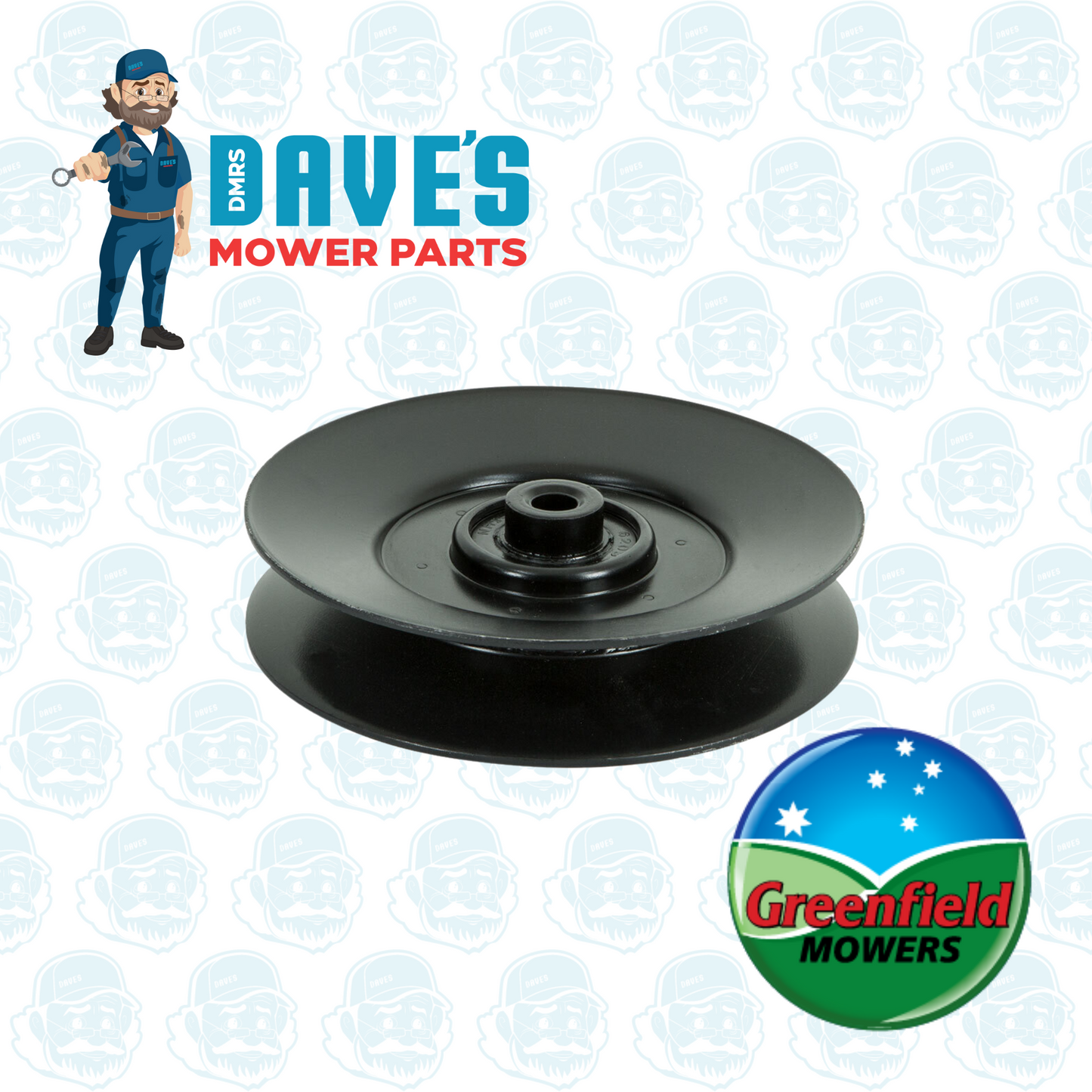 Deck Idler V-Pulley GREENFIELD Ride On Mowers GT6901