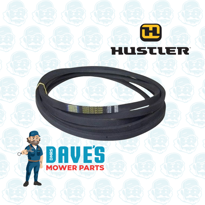 Hustler Ride On Mower Drive Belt | DMP_A54K Fits Dash XD34 Replaces 606997