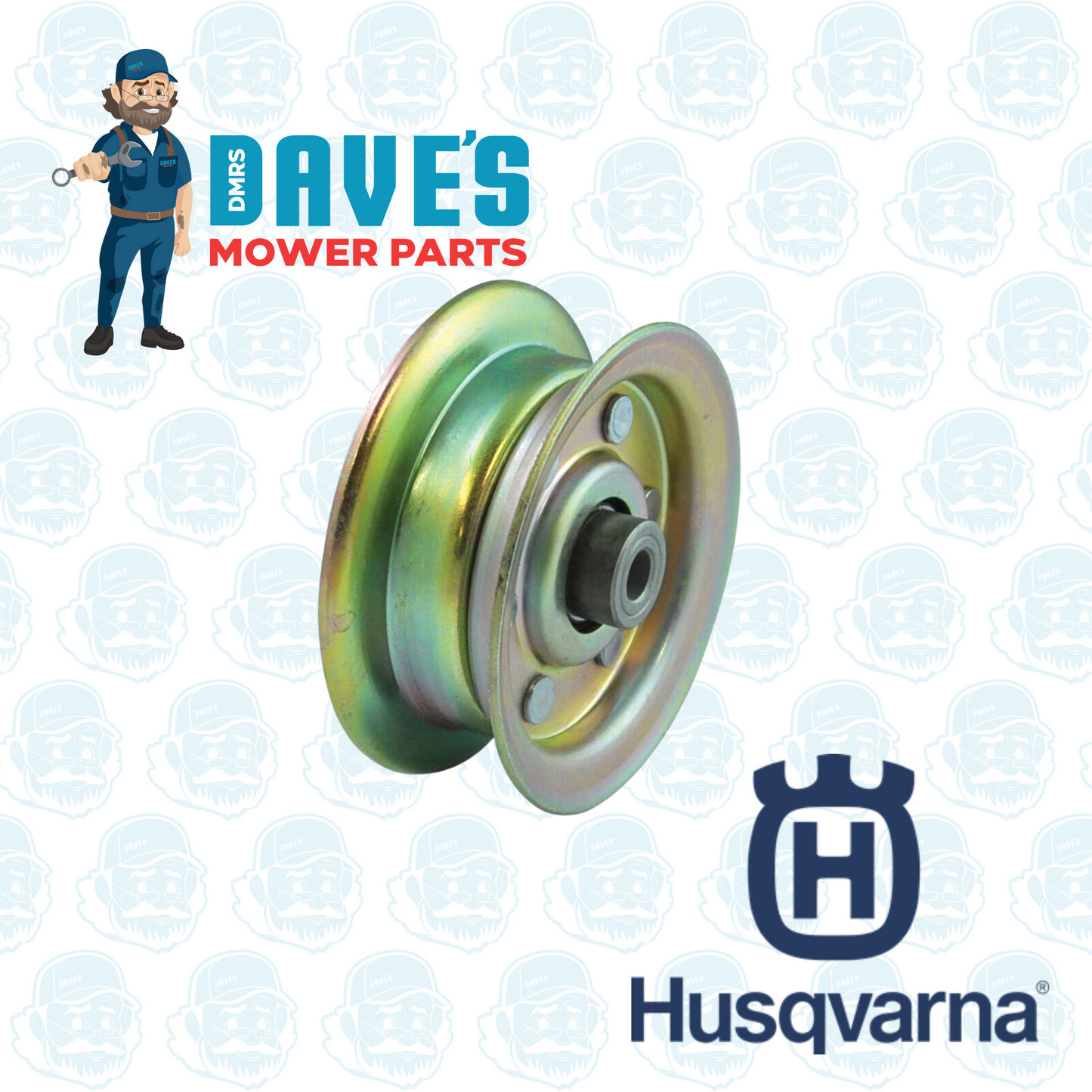 Flat Idler Pulley HUSQVARNA Fabricated Deck Ride On Mowers 532 17 79 68 - 532 19 31 97