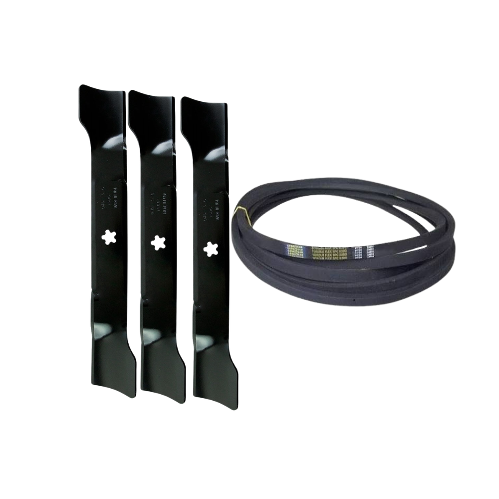 Husqvarna 48 Fabricated Deck Blade and Belt Kit | Replaces 579678501, 588811002