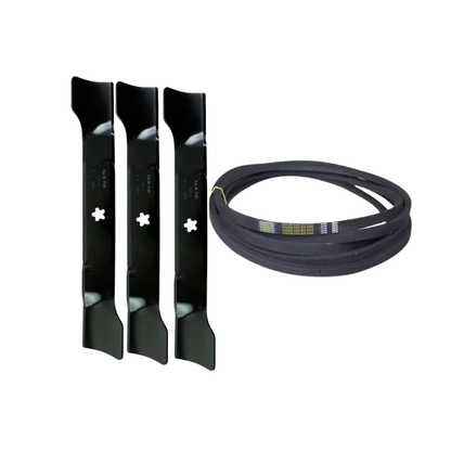 Husqvarna 48 Fabricated Deck Blade and Belt Kit | Replaces 579678501, 588811002