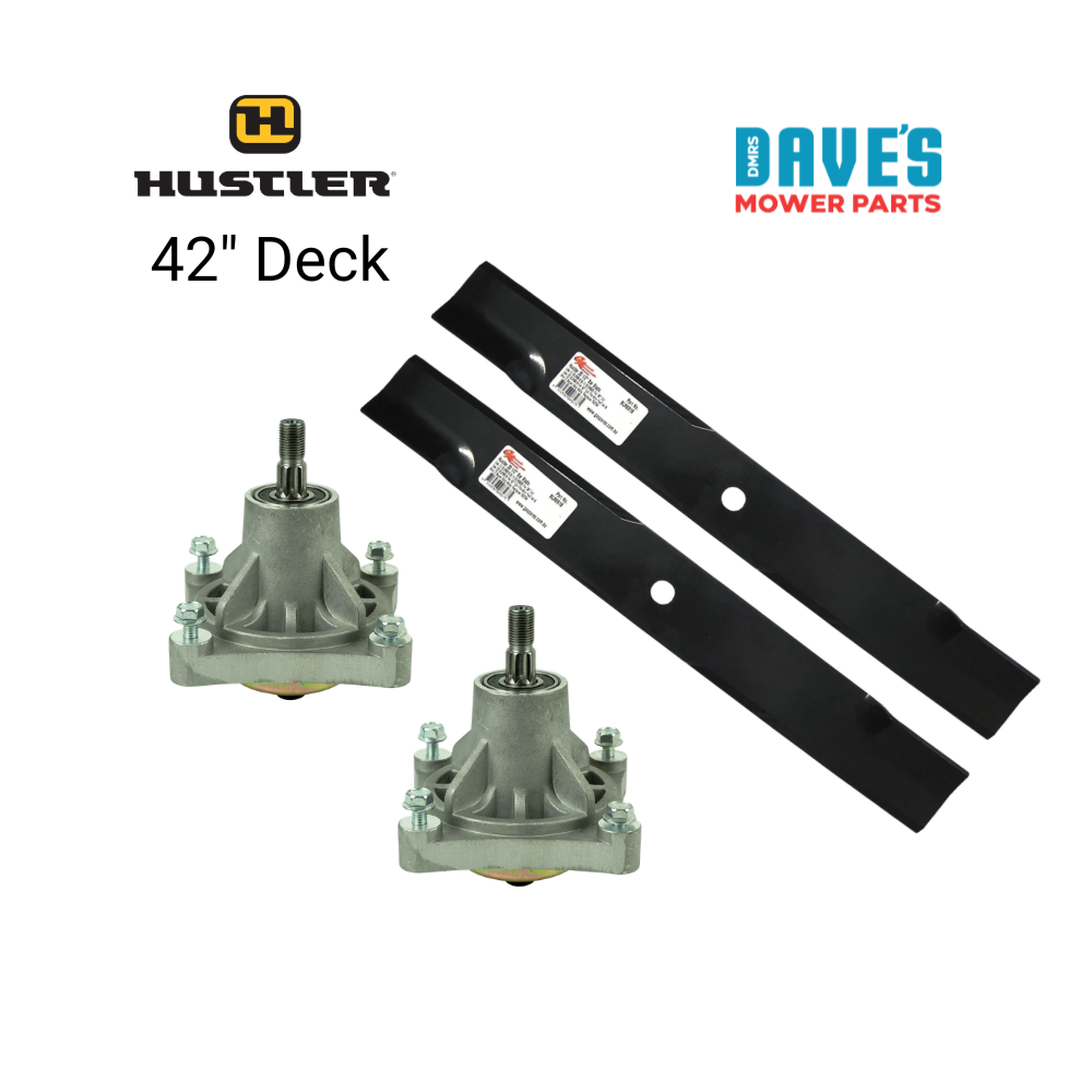 Hustler Raptor 42" Blade and Spindle Kit | Fits Models 931741, 931881, 931899, 604214