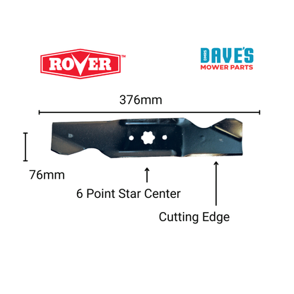 Rover 46 Inch Ride On Mower Standard Blade | DMP_B1MA2412 replaces 942-0543