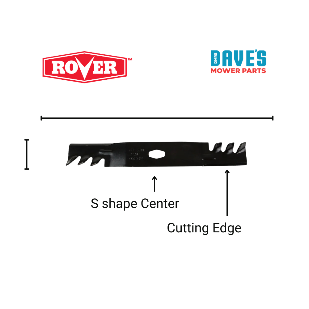Rover 54 Inch Ride On Mower Gator Blade | DMP_BLR8697 replaces 742P05086-X