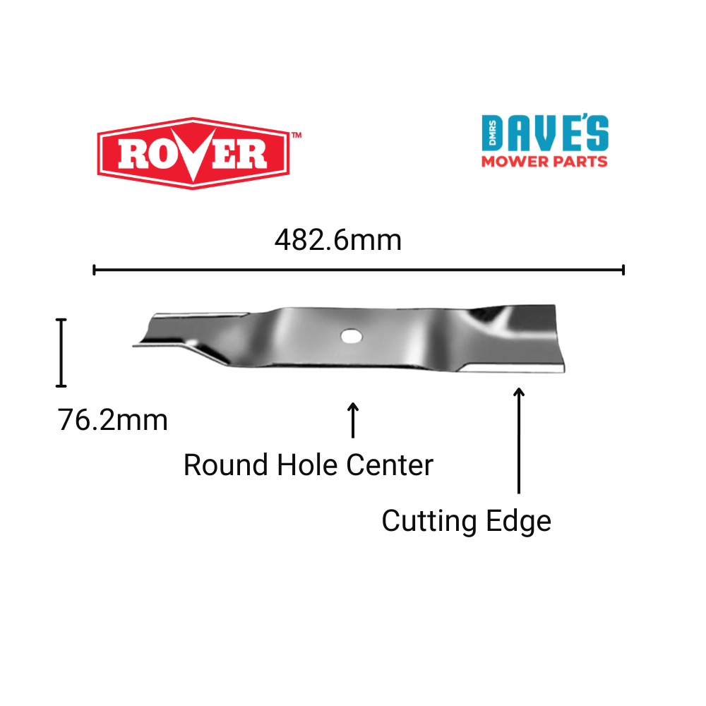 Rover 54 Inch Ride On Mower Standard Blade | DMP_BLR8461 replaces 942-04416
