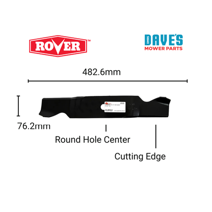 Rover 54 Inch Ride On Mower Standard Blade  | DMP_BLR8283 replaces 742-3013A