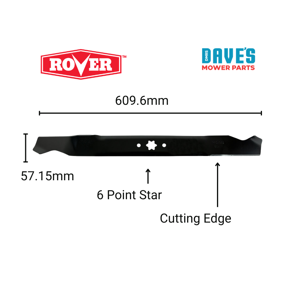 Rover 24 Inch Ride On Mower Standard Blade | DMP_BLR8307 replaces 942-0760A