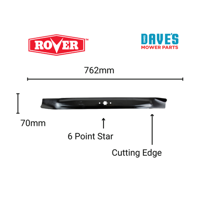 Rover 30 Inch Ride On Mower Standard Blade  | DMP_BLR6023 replaces 942-04385