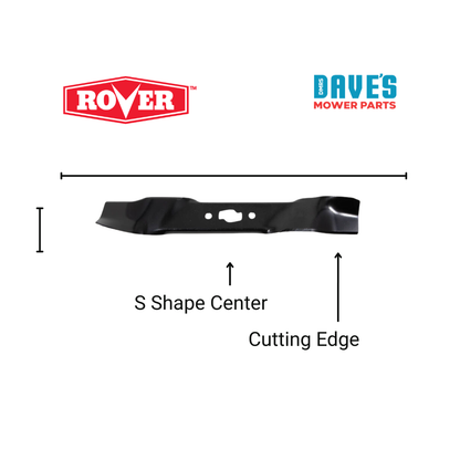 Rover 36 Inch Ride On Mower Mulching Blade | DMP_742P05535 replaces 742P05535