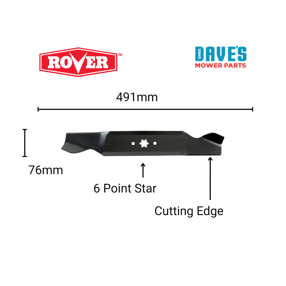Rover 38 Inch Ride On Mower Standard Blade | DMP_BLR5701 replaces 942-0654