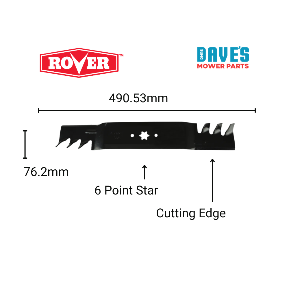 Rover 38 Inch Ride On Mower Gator Blade | DMP_BLR8174 replaces 742-0610