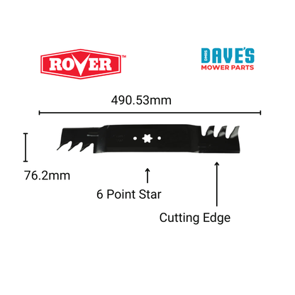 Rover 38 Inch Ride On Mower Gator Blade | DMP_BLR8174 replaces 742-0610