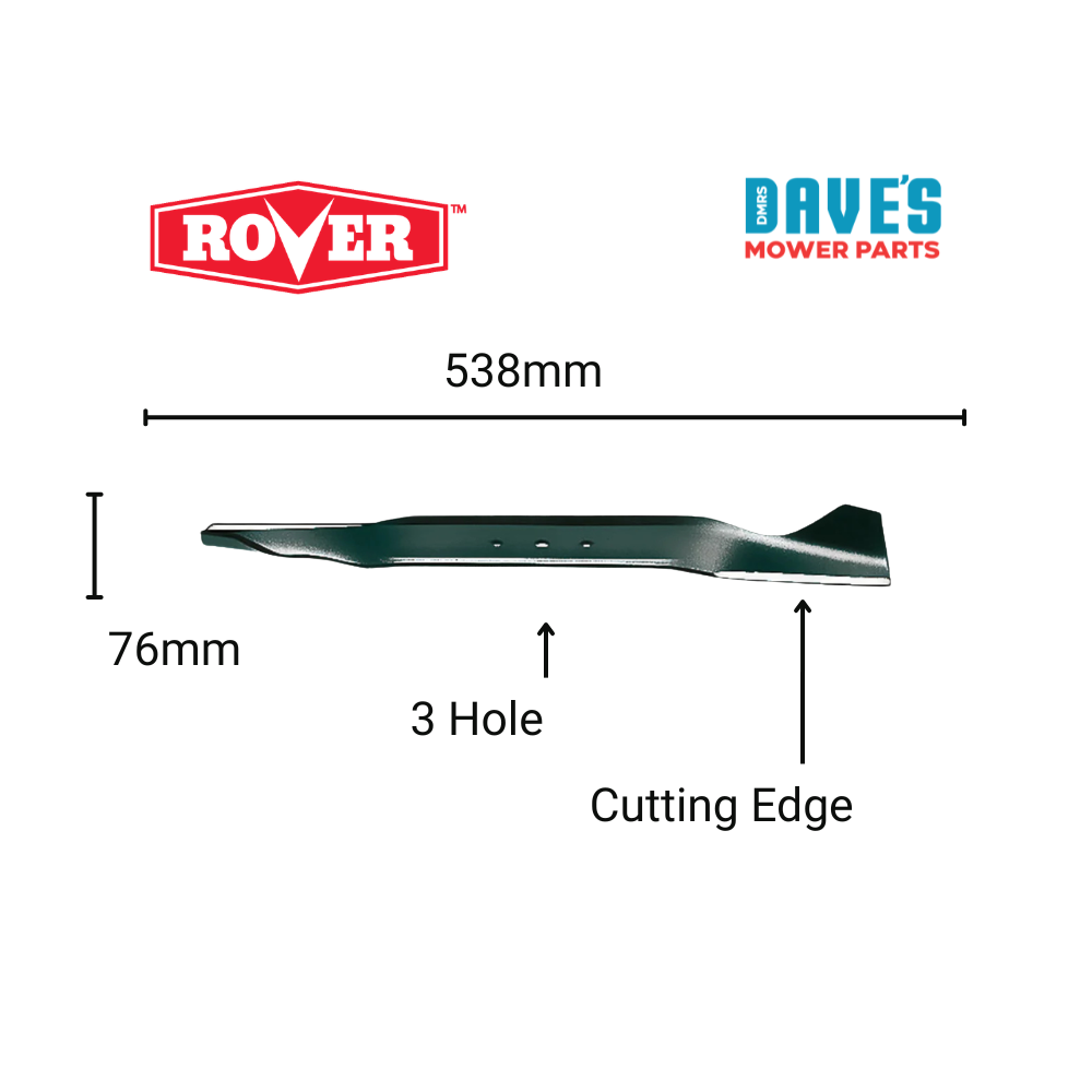 Rover 42 Inch Ride On Mower Standard Blade | DMP_BLR5063 replaces 942-0499A