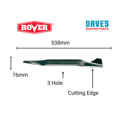 Rover 42 Inch Ride On Mower Standard Blade | DMP_BLR5063 replaces 942-0499A