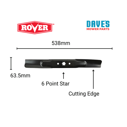 Rover 42 Inch Ride On Mower Catcher Blade | DMP_BLR8481 replaces 942-04312
