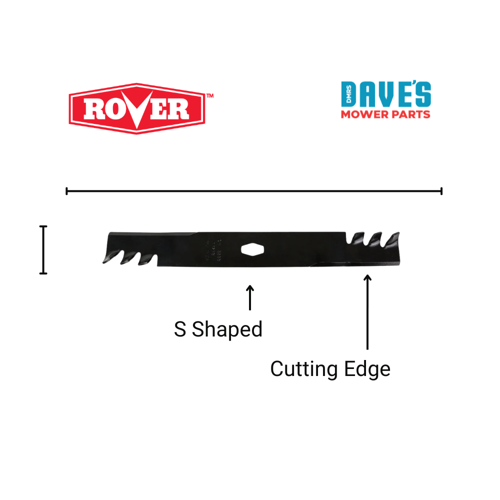 Rover 42 Inch Ride On Mower Gator Blade | DMP_BLR8728 replaces BLR8728