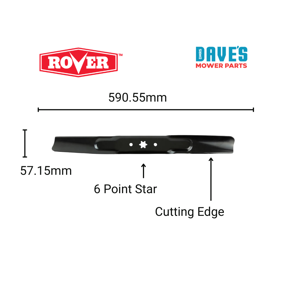 Rover 46 Inch Ride On Mower High Lift Blade | DMP_BLR8357 replaces 942-04244
