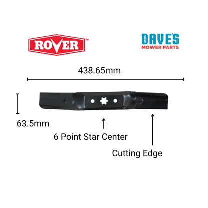 Rover 50 inch Ride On Mower Standard Blade  | DMP_BLR8111 replaces 942-05052A