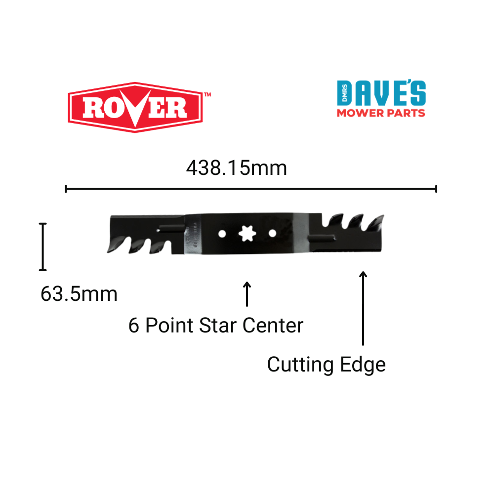 Rover 50 Inch Ride On Mower Gator Blade | DMP_BLR8446 replaces 742P05052-X