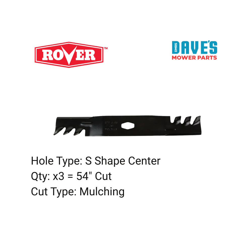 Rover 54 Inch Ride On Mower Gator Blade | DMP_BLR8697 replaces 742P05086-X