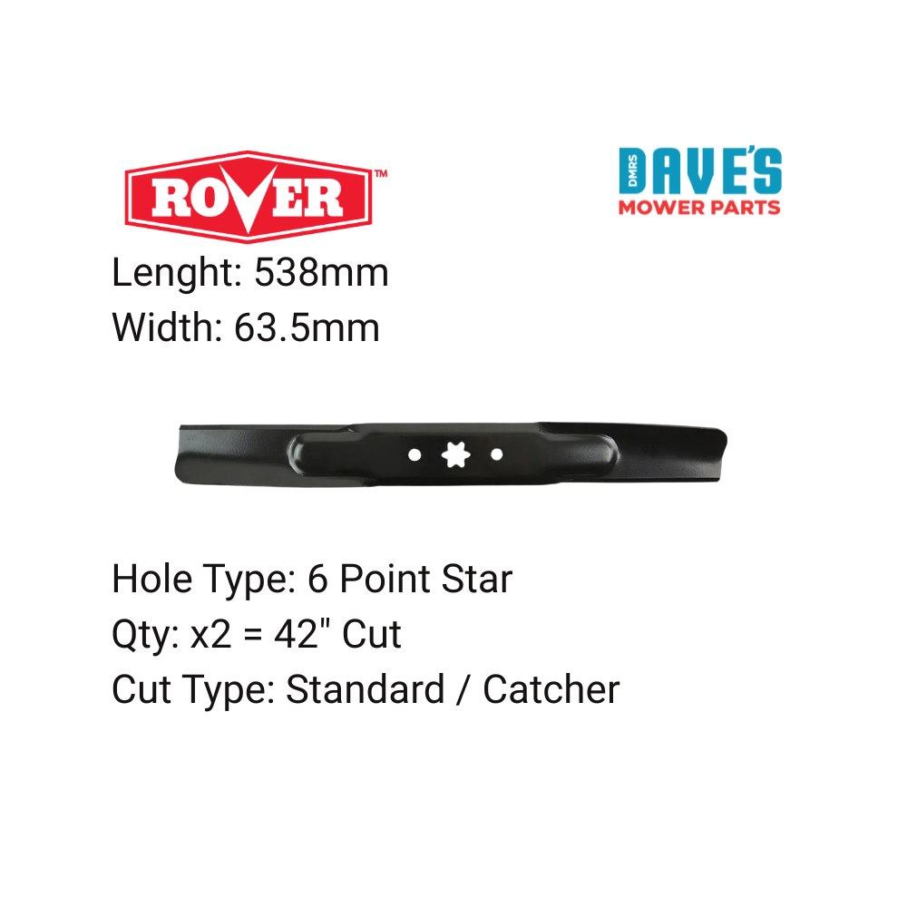 Rover 42 Inch Ride On Mower Catcher Blade | DMP_BLR8481 replaces 942-04312