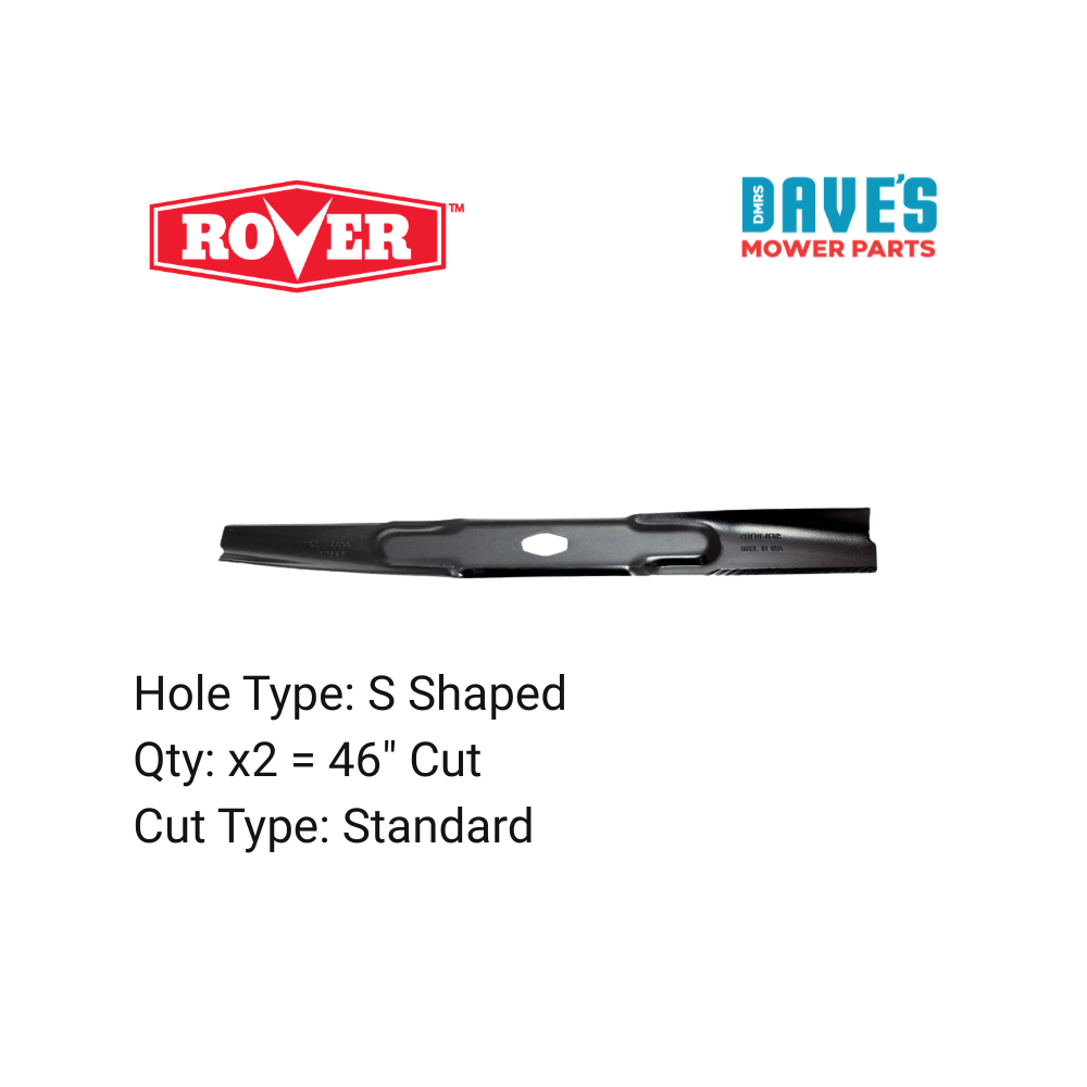 Rover Ride On Mower Blade 46 Inch | DMP_BLR8756 replaces BLR8756