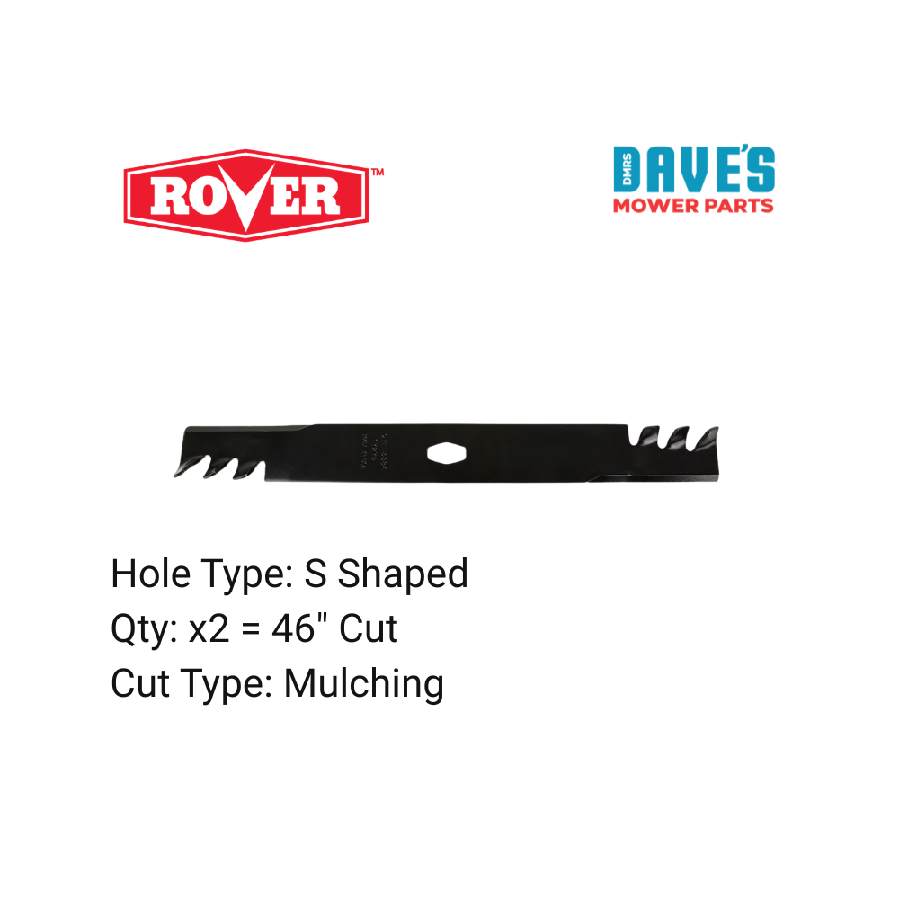 Rover 46 Inch Ride On Mower Gator Blade | DMP_BLR8730 replaced 742P05510X