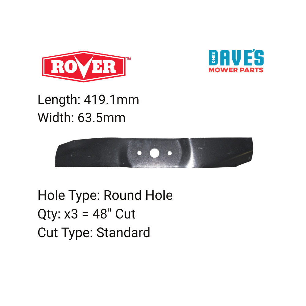 Rover 48 Inch Ride On Mower Standard Blade | DMP_B1CC1401 replaces 759-3825