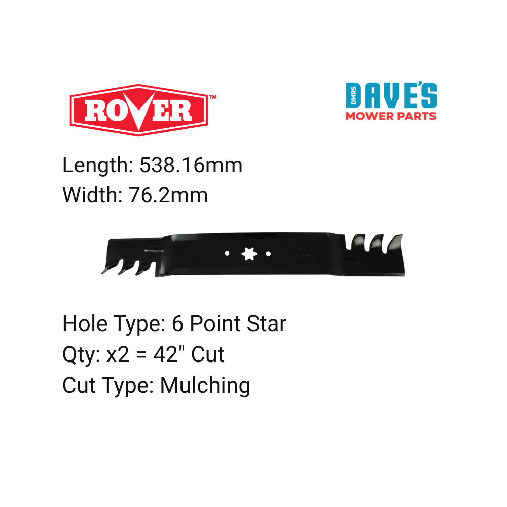 Rover 42 Inch Ride On Mower Gator Blade 42 | DMP_BLR8170 replaces 942-04126