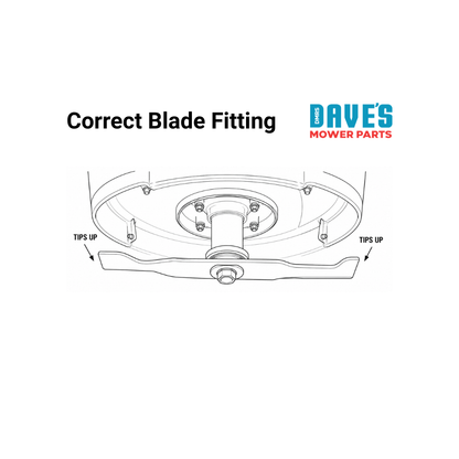 Rover 36 Inch Ride On Mower Mulching Blade | DMP_742P05535 replaces 742P05535